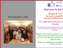 Tablet Screenshot of bangkok-cafe.com